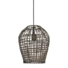 Hanglamp Scarperio Rond 31 cm rotan bruin
