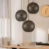 Hanglamp Tossica Ø 30 cm zwart staal