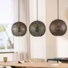 Hanglamp Tossica Ø 30 cm zwart staal 3-lichts