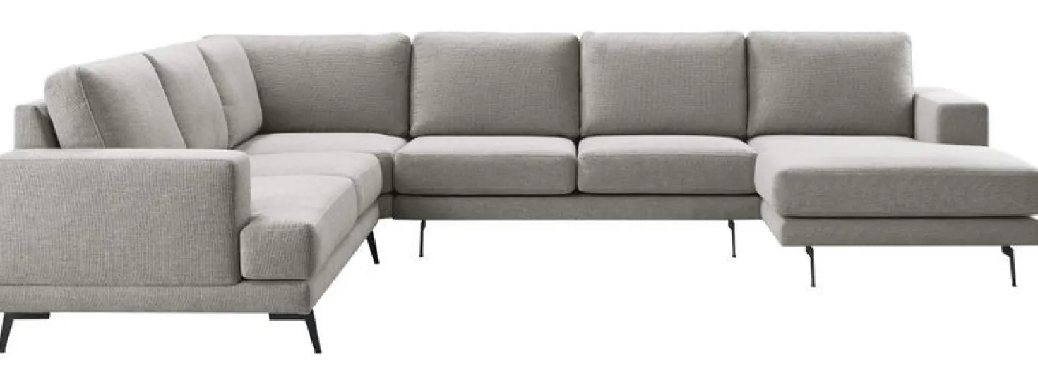 Hoekbank links Acante Grijs basic comfort
