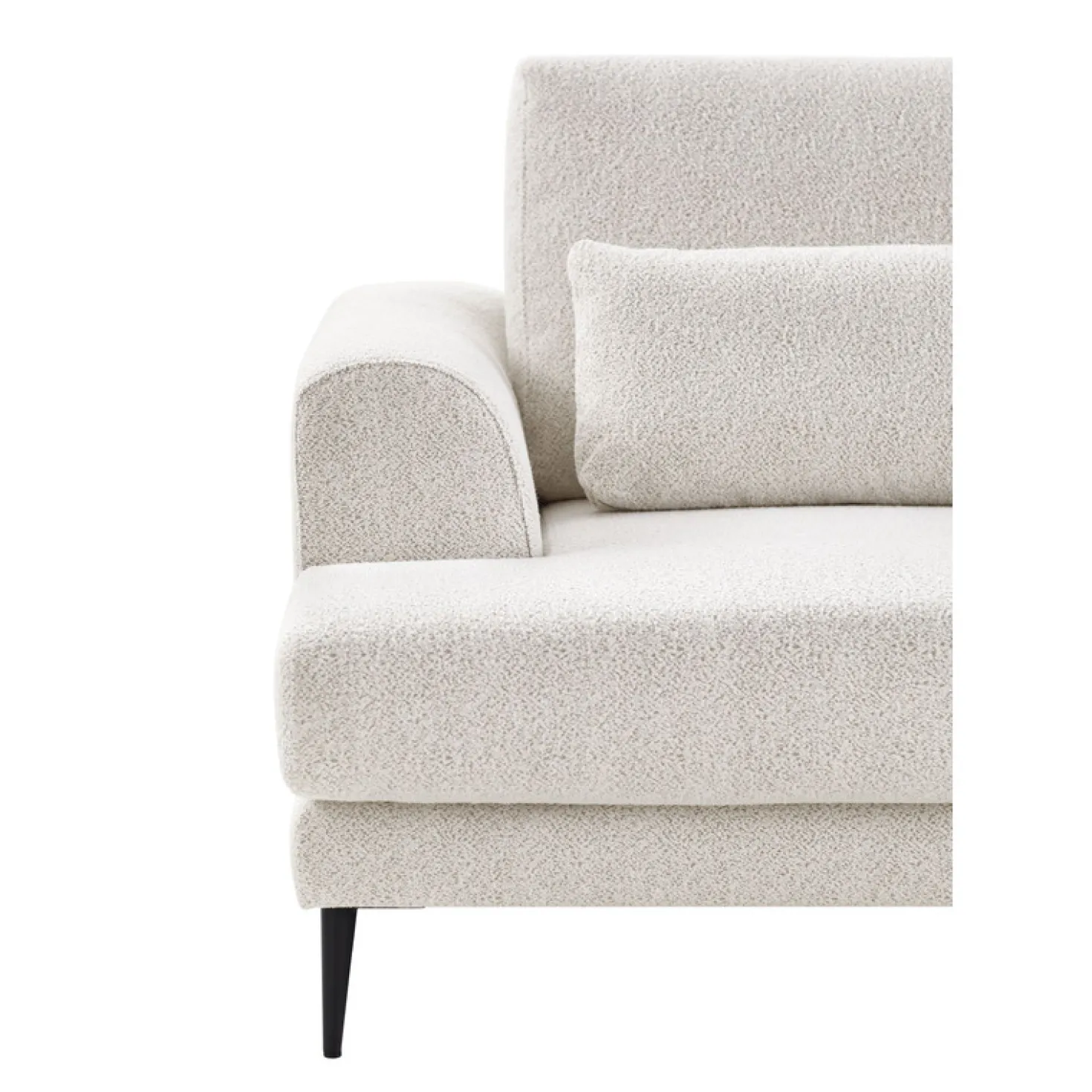 Hoekbank links Ansio Beige premium comfort