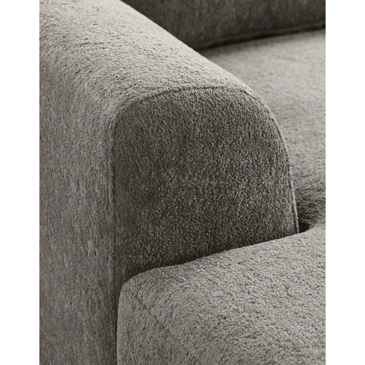 Hoekbank links Aziri Taupe supreme comfort