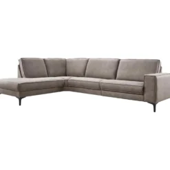 Hoekbank links Barrio Bruin basic comfort