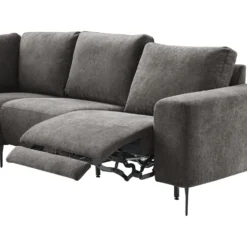 Hoekbank links Davanti Pocket HR koudschuim donkergrijs