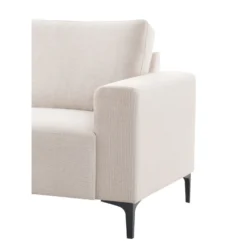 Hoekbank Links Fabria Beige basic comfort