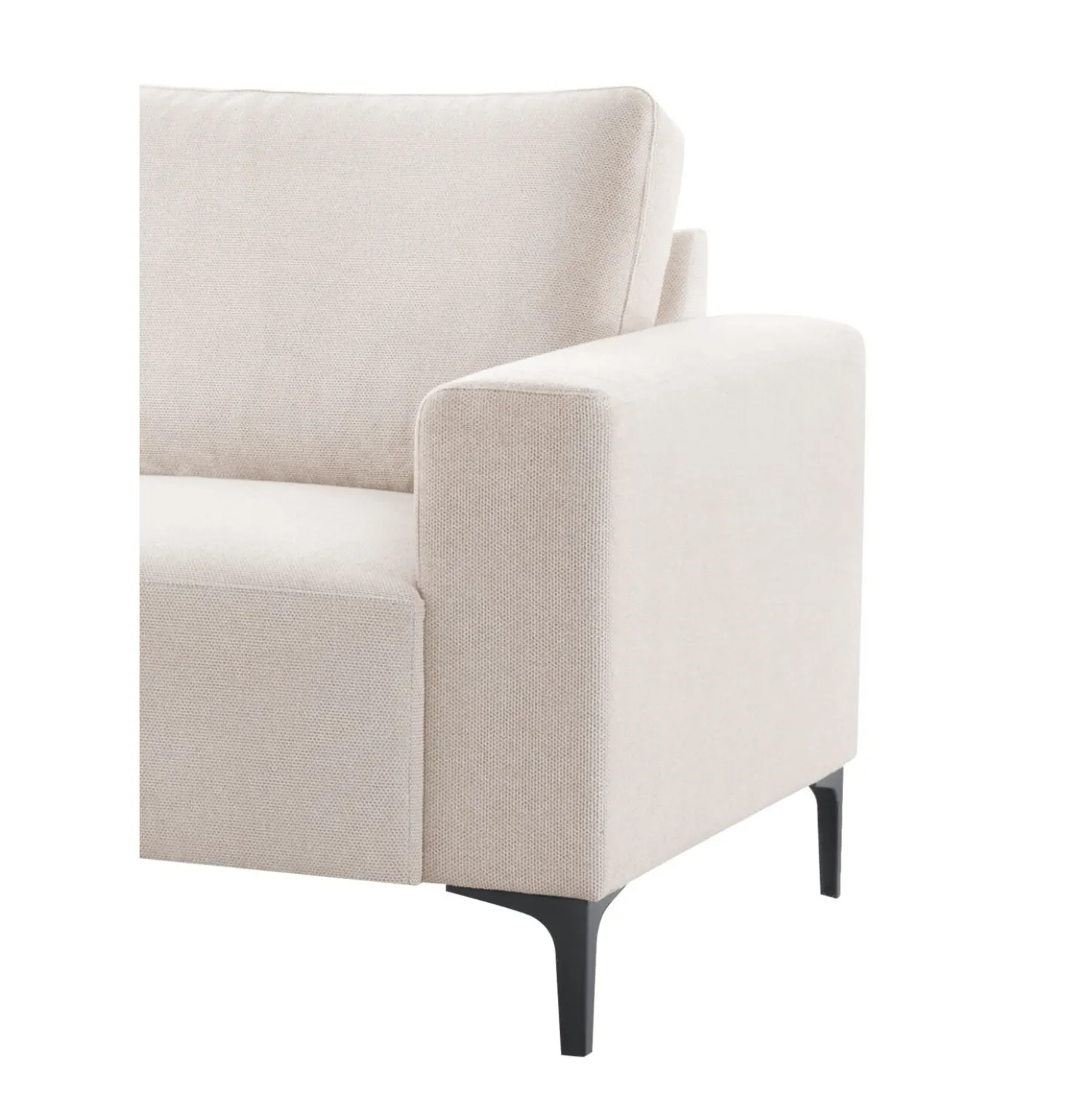 Hoekbank Links Fabria Beige basic comfort