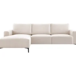 Hoekbank Links Fabria Beige basic comfort
