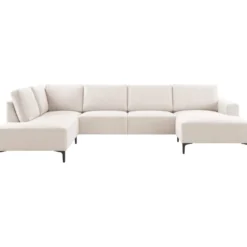 Hoekbank links Fabria Groot beige basic comfort