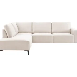 Hoekbank links Fabria Middel beige basic comfort