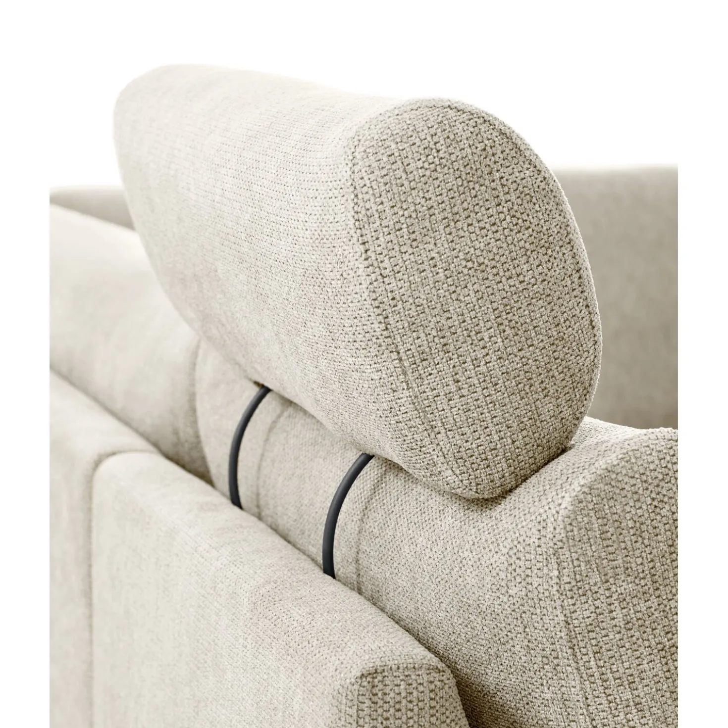 Hoekbank links Florance HR koudschuim beige relaxfunctie