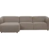 Hoekbank links Lavanga Taupe basic comfort