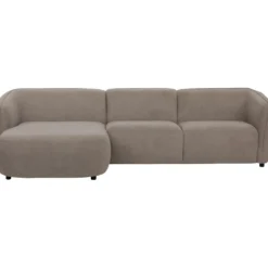 Hoekbank links Lavanga Taupe basic comfort