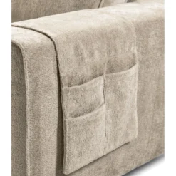 Hoekbank links Licato Taupe relaxfunctie excellent comfort