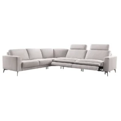 Hoekbank links Moscato Lichtgrijs excellent comfort