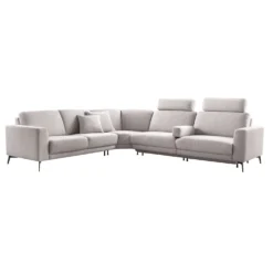 Hoekbank links Moscato Lichtgrijs excellent comfort