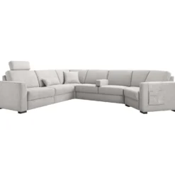 Hoekbank links Muscolo Grijs relaxfunctie premium comfort