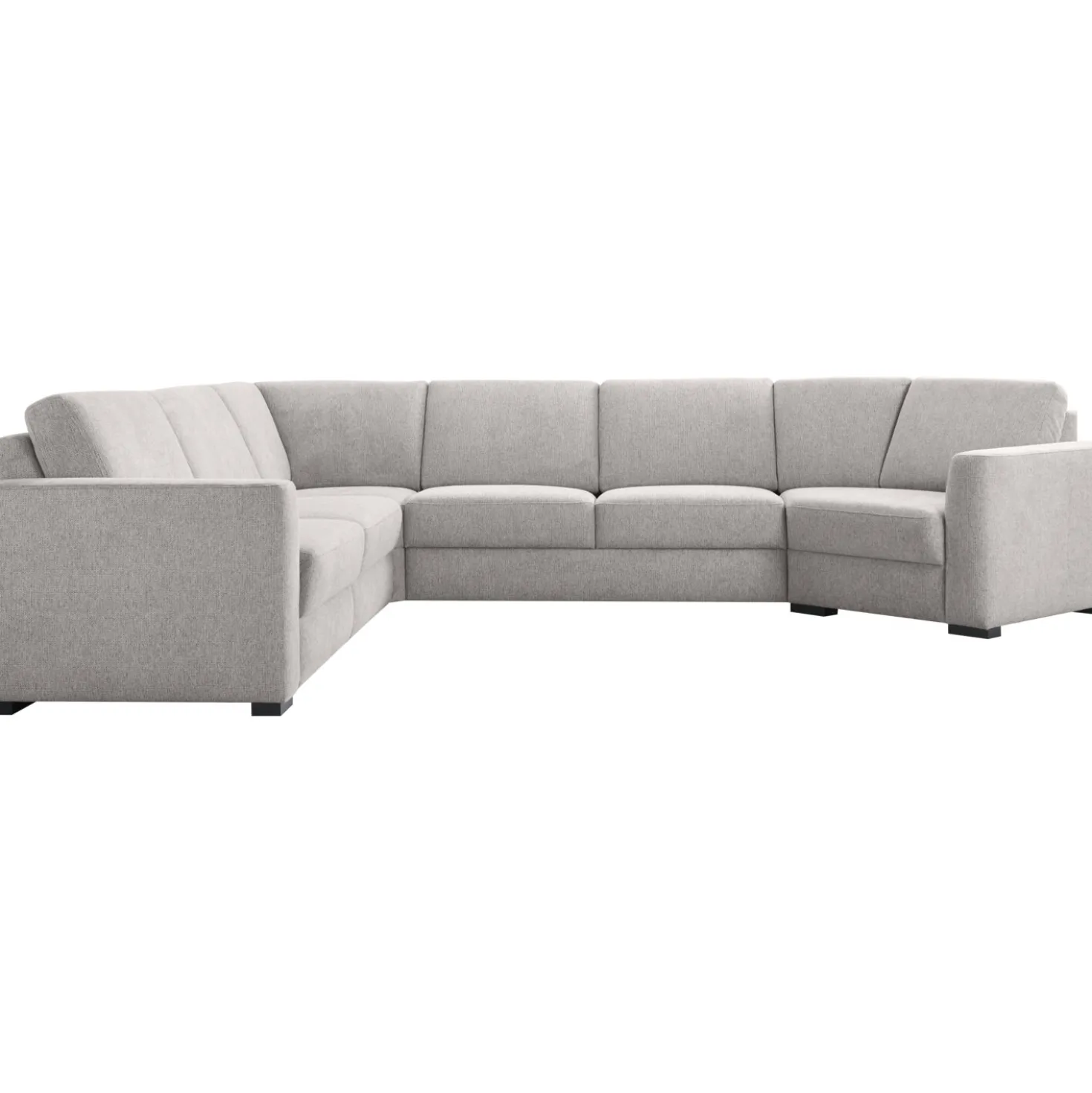Hoekbank links Muscolo Grijs relaxfunctie premium comfort