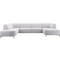 Hoekbank links Pantini Lichtgrijs basic comfort