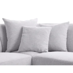 Hoekbank links Pantini Lichtgrijs excellent comfort