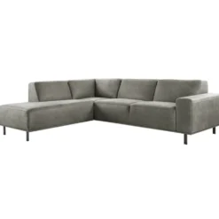 Hoekbank links Pantini Microleder grafiet premium comfort