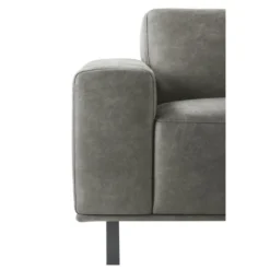 Hoekbank links Pantini Microleder grafiet supreme comfort