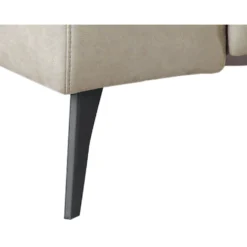 Hoekbank links Piorino Pocketvering lichtgrijs relaxfunctie