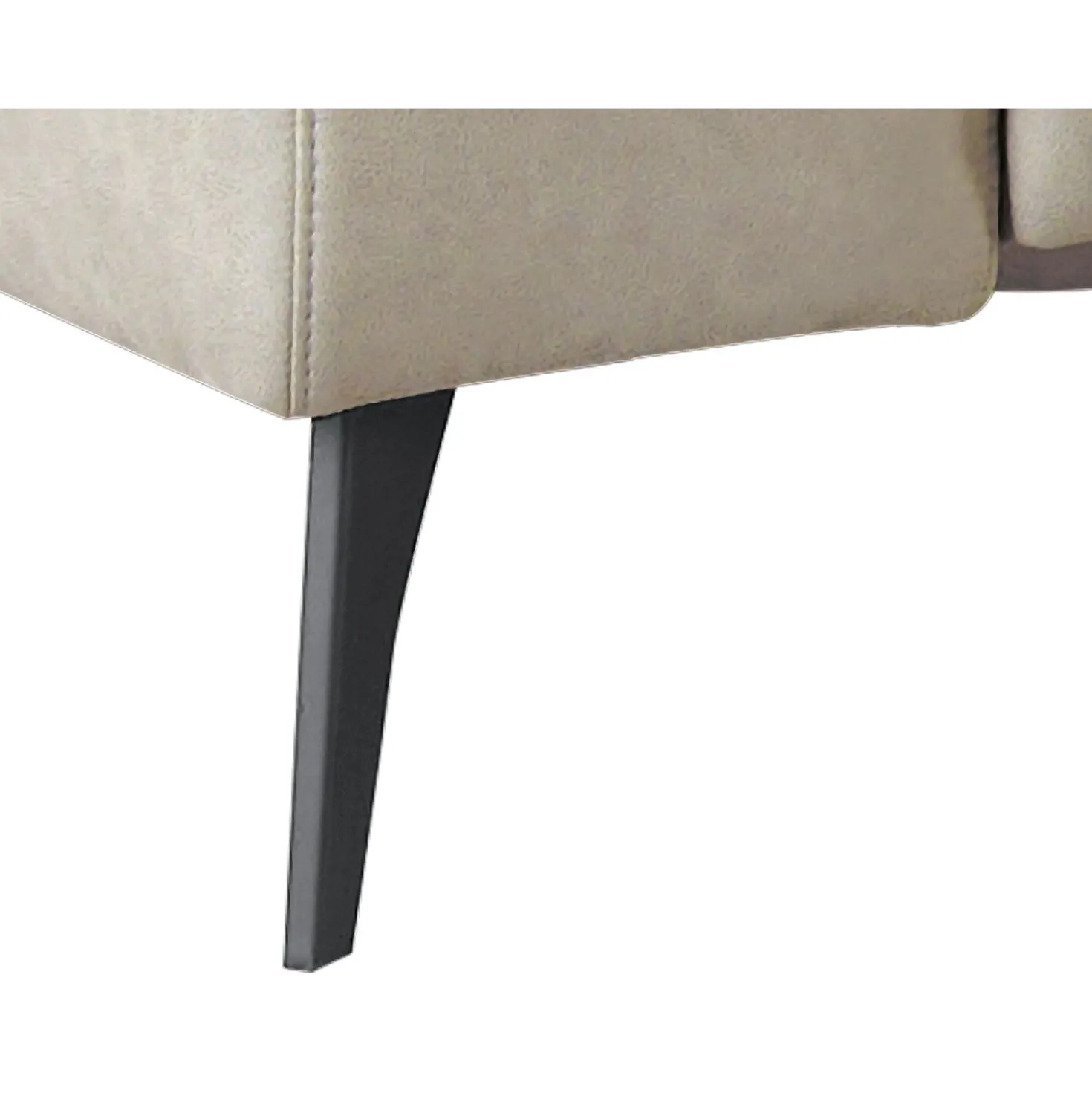 Hoekbank links Piorino Pocketvering lichtgrijs relaxfunctie