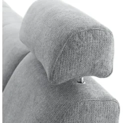Hoekbank links Puento Gerecycled polyether HR-zitting grijs