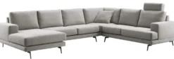 Hoekbank rechts Acante Grijs basic comfort