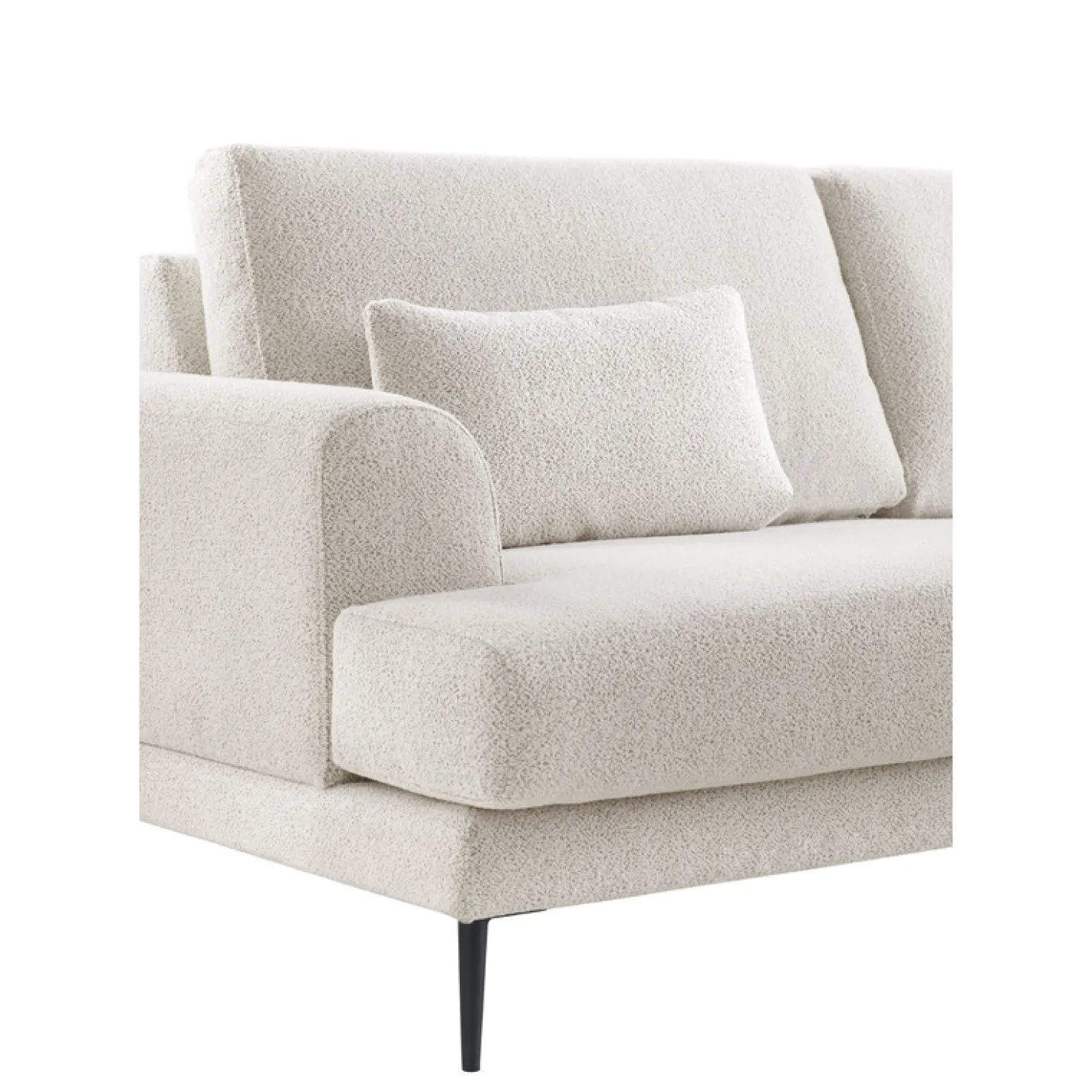 Hoekbank rechts Ansio Beige premium comfort