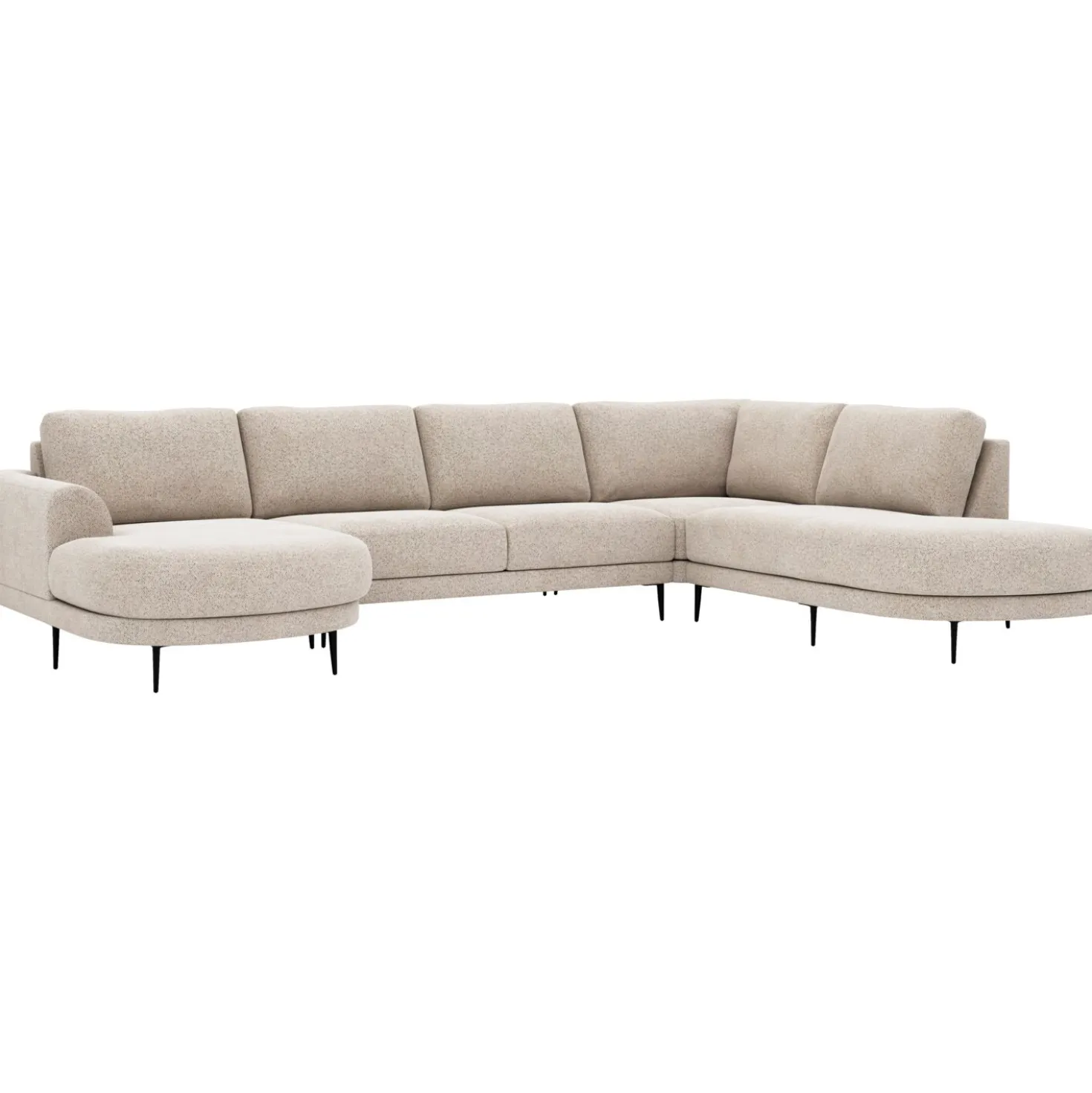 Hoekbank rechts Aziri Ecru supreme comfort