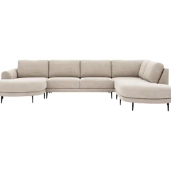 Hoekbank rechts Aziri Ecru supreme comfort