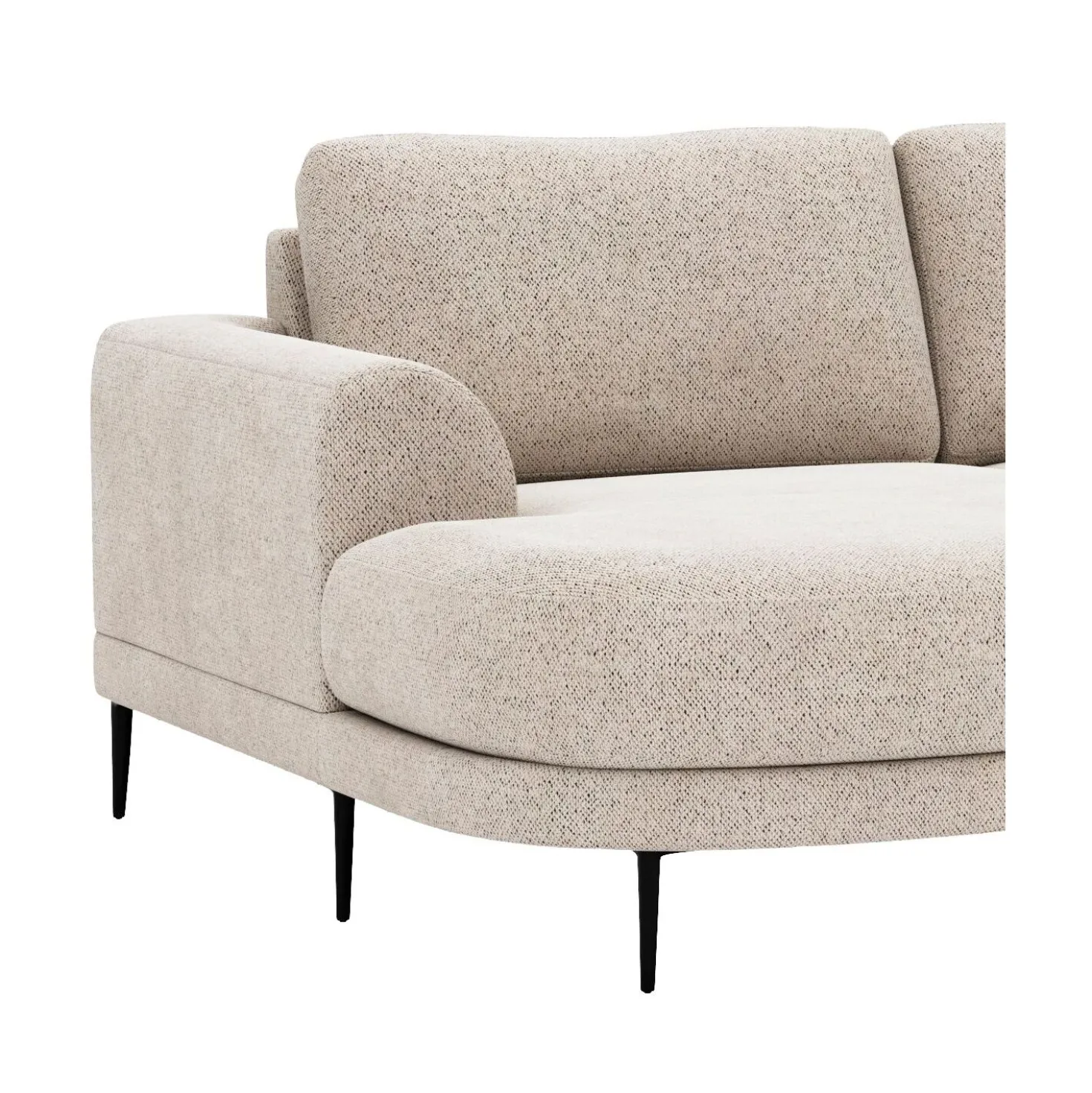 Hoekbank rechts Aziri Ecru supreme comfort