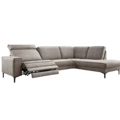 Hoekbank rechts Barrio Bruin relaxfunctie excellent comfort