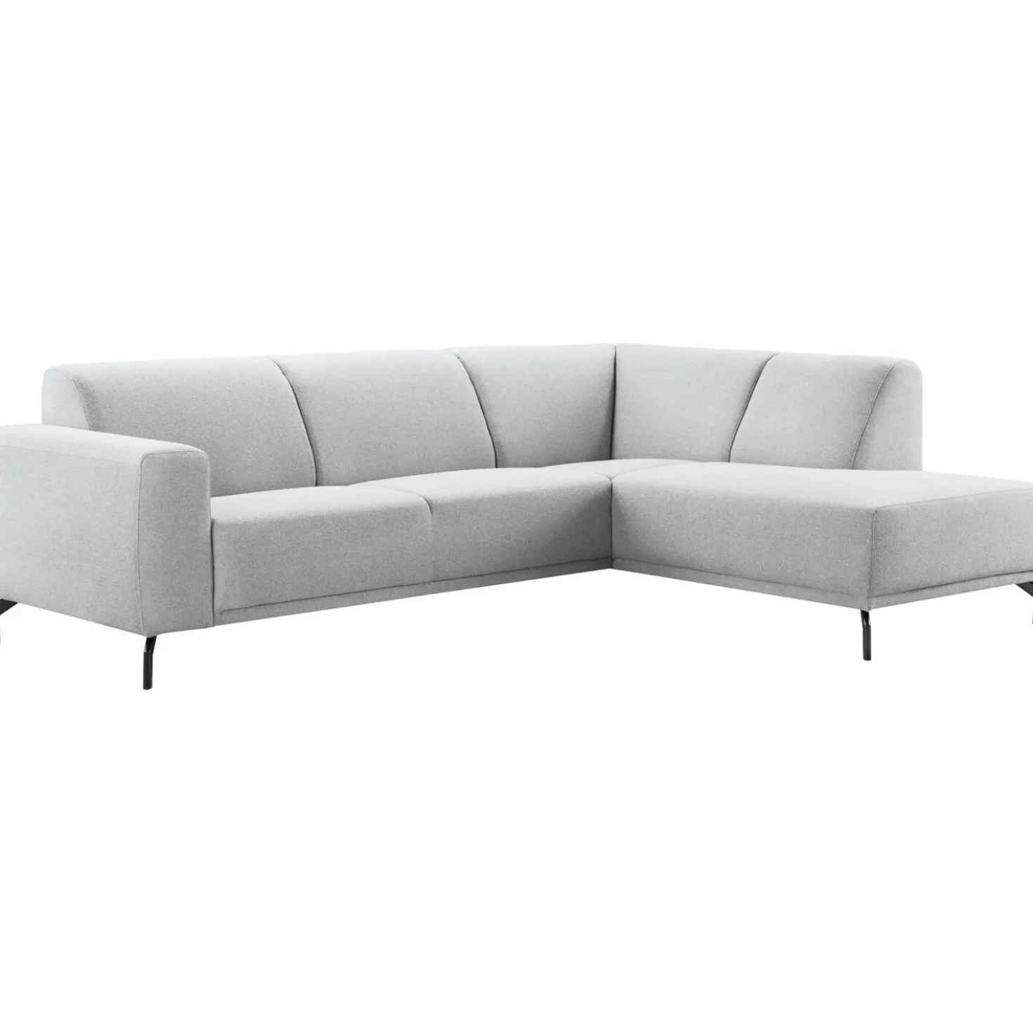 Hoekbank rechts Bellanti Lichtgrijs basic comfort
