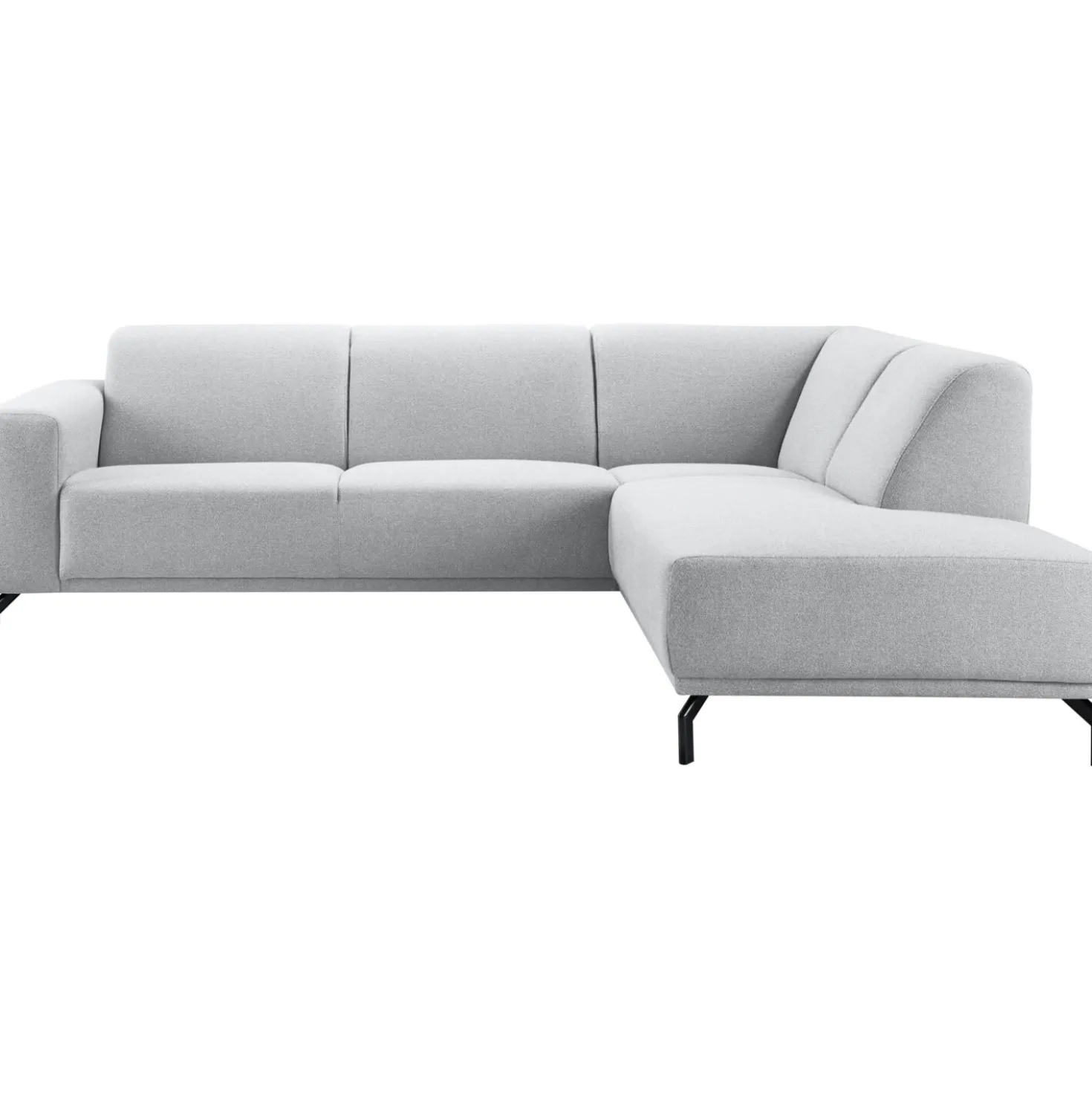 Hoekbank rechts Bellanti Lichtgrijs premium comfort