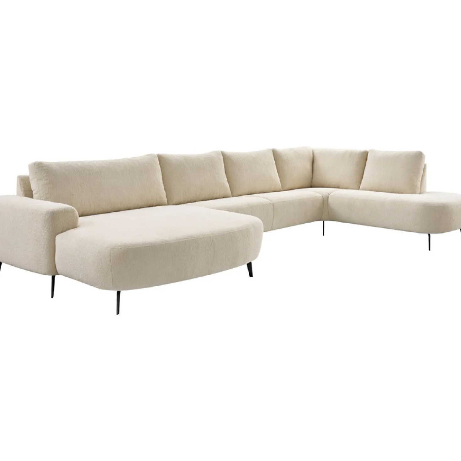 Hoekbank rechts Davanti HR-zitting beige