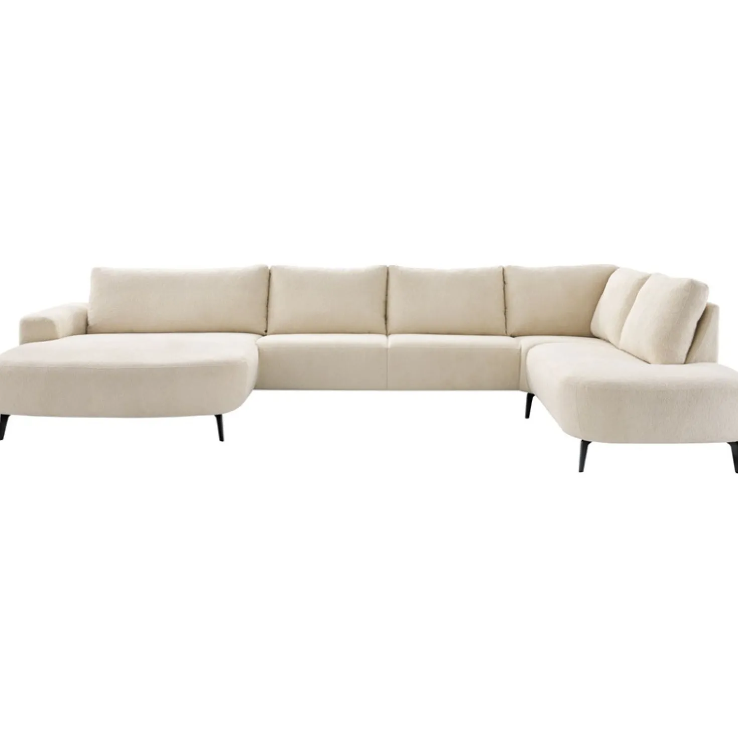 Hoekbank rechts Davanti HR-zitting beige