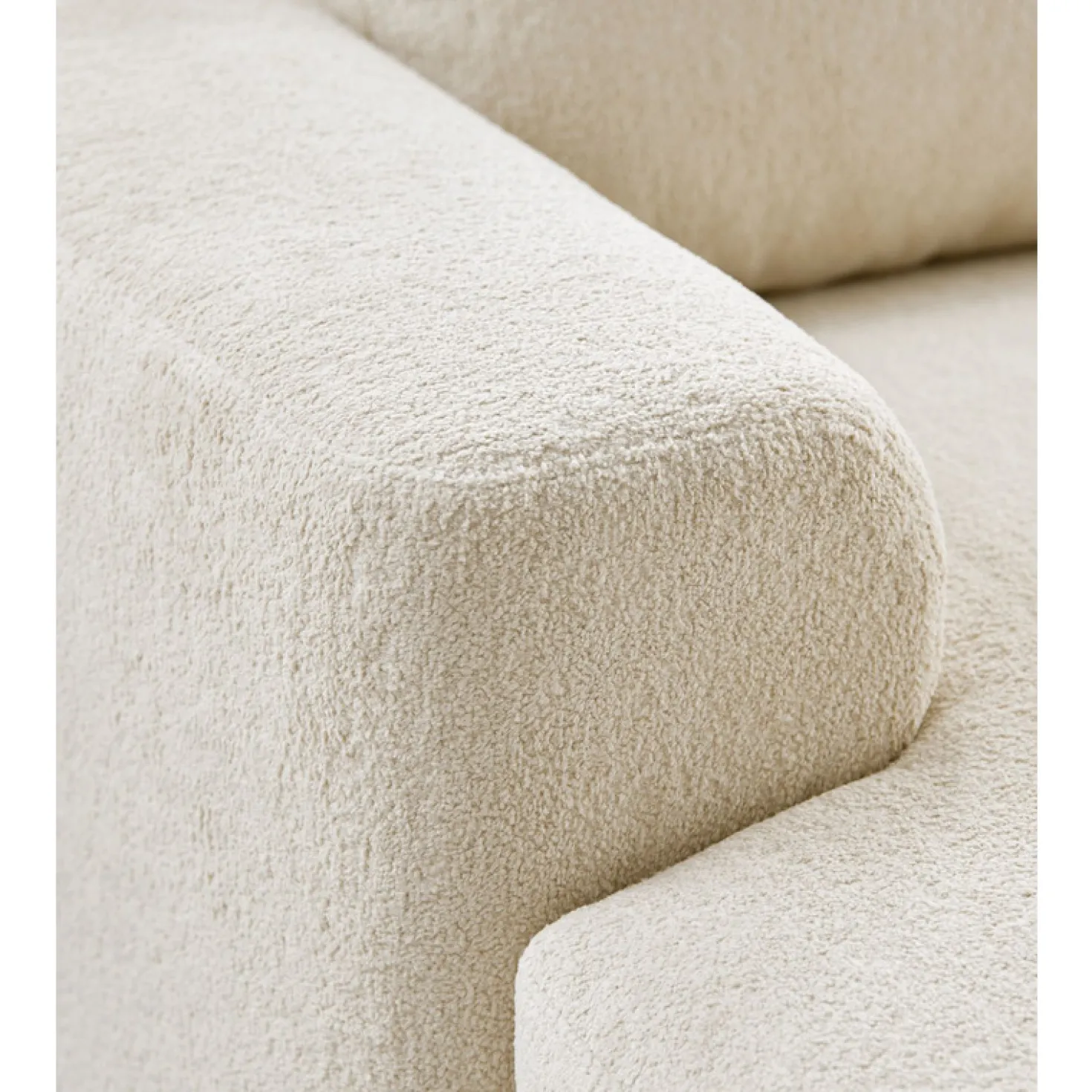 Hoekbank rechts Davanti HR-zitting beige