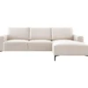 Hoekbank rechts Fabria Beige basic comfort