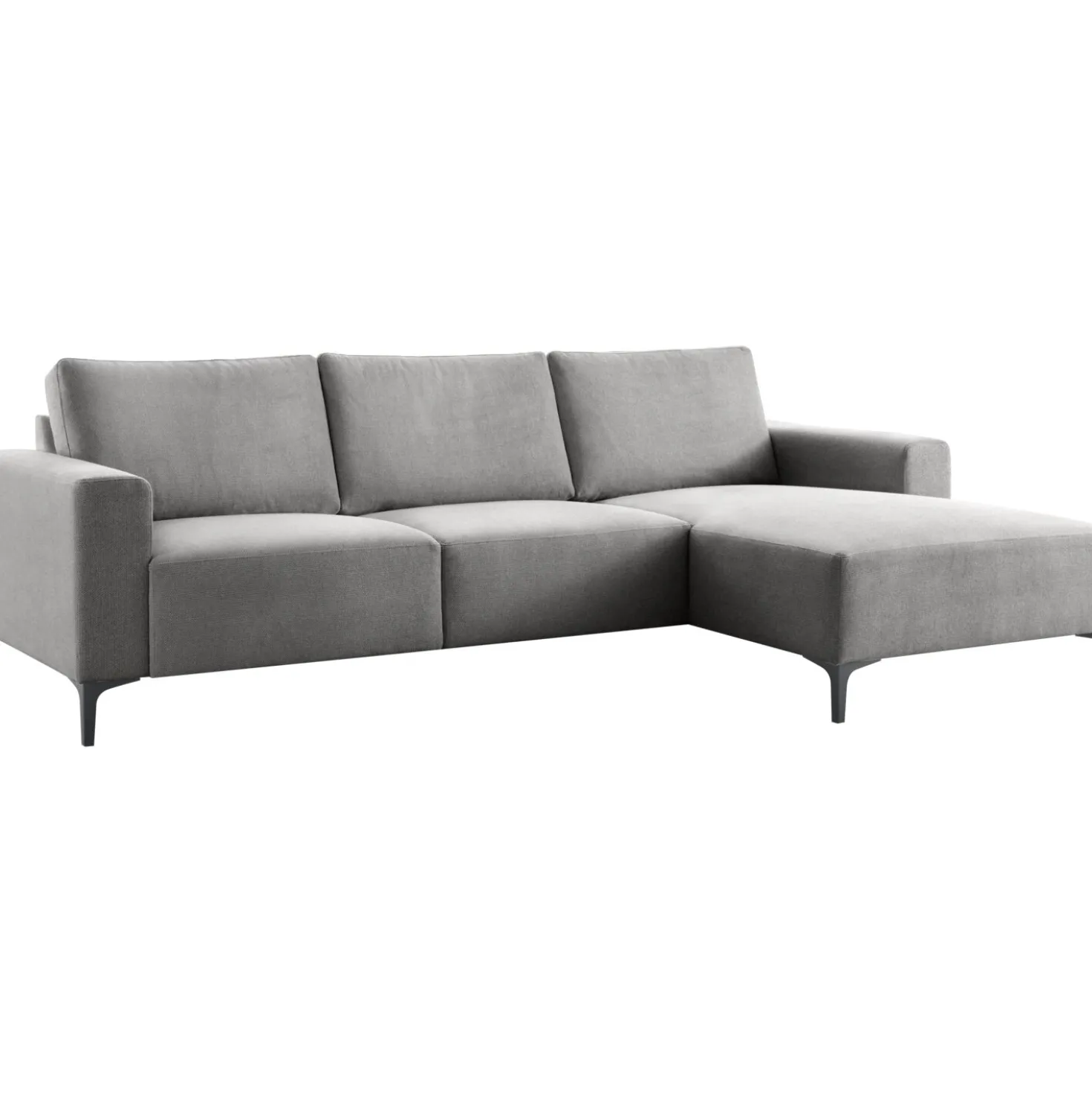 Hoekbank rechts Fabria Donkergrijs basic comfort