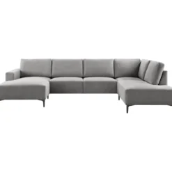 Hoekbank rechts Fabria Groot donkergrijs basic comfort