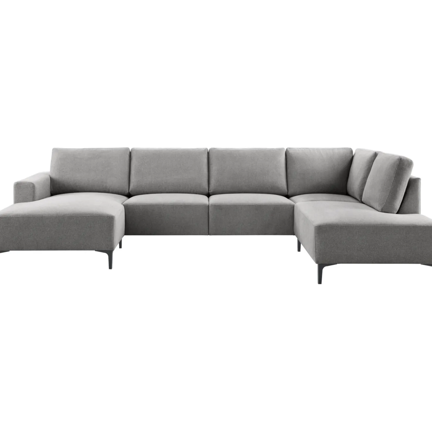 Hoekbank rechts Fabria Groot donkergrijs basic comfort