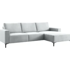 Hoekbank rechts Fabria Lichtgrijs basic comfort