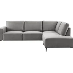 Hoekbank rechts Fabria Middel donkergrijs basic comfort