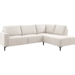 Hoekbank rechts Fabria Middel beige basic comfort