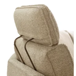 Hoekbank rechts Licato Taupe relaxfunctie excellent comfort