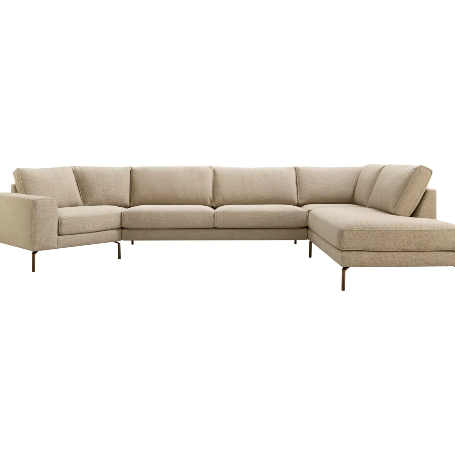 Hoekbank rechts Linoza Taupe supreme comfort