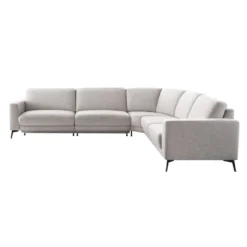 Hoekbank rechts Moscato Lichtgrijs exelent comfort