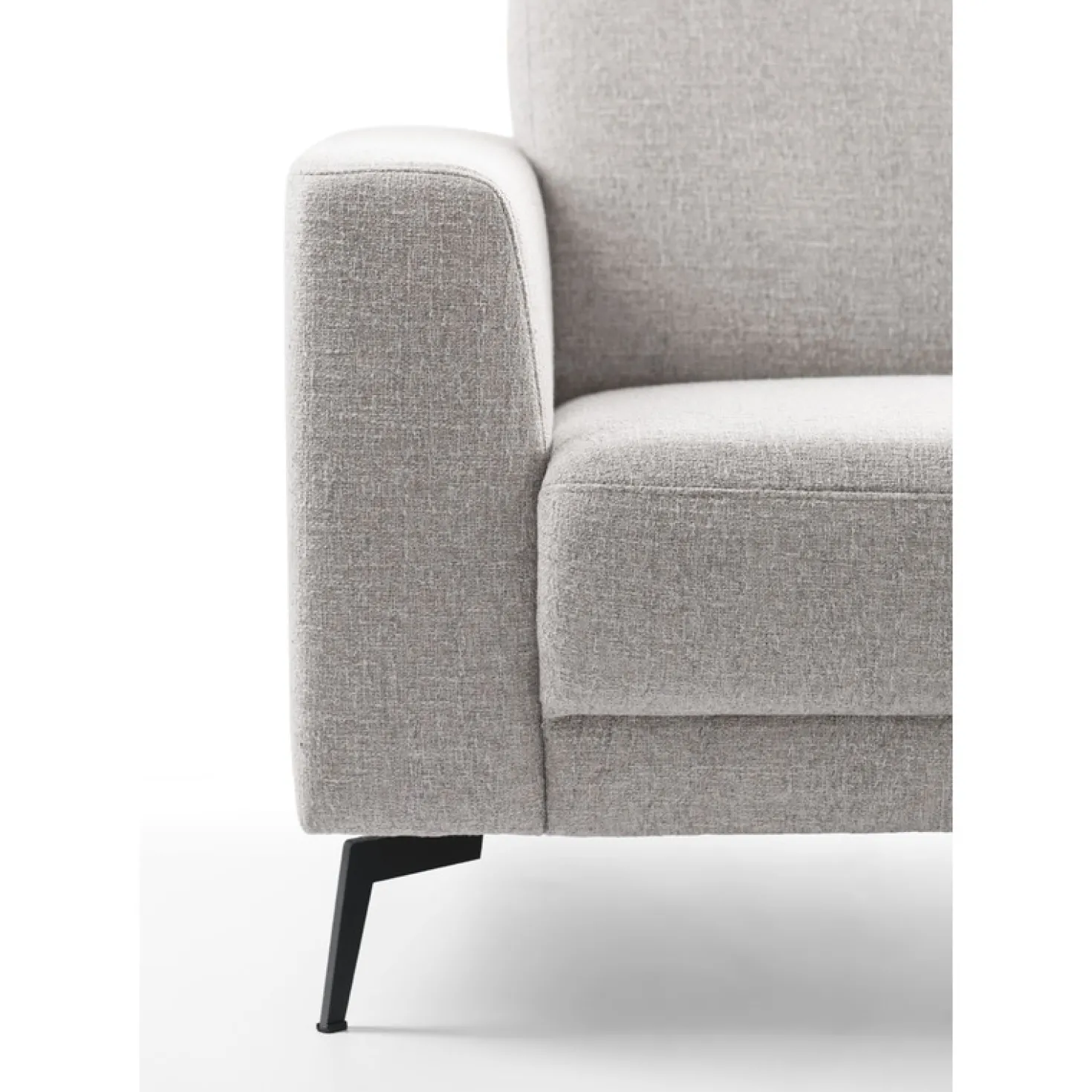Hoekbank rechts Moscato Lichtgrijs exelent comfort